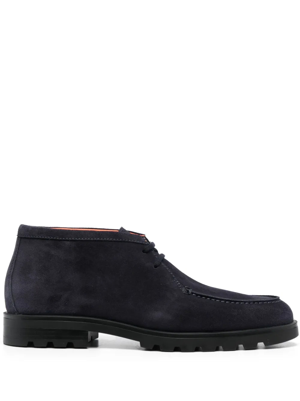 Santoni Rock lace-up suede boots