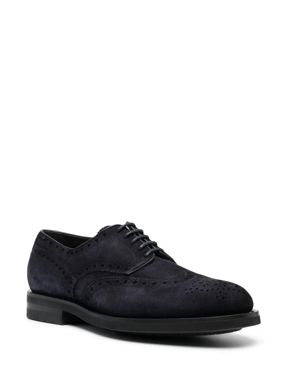 Santoni Emil lace-up suede brogues