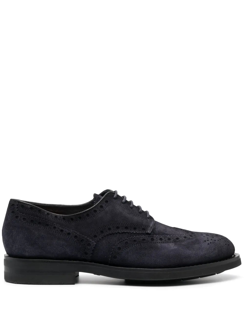 Santoni Emil lace-up suede brogues