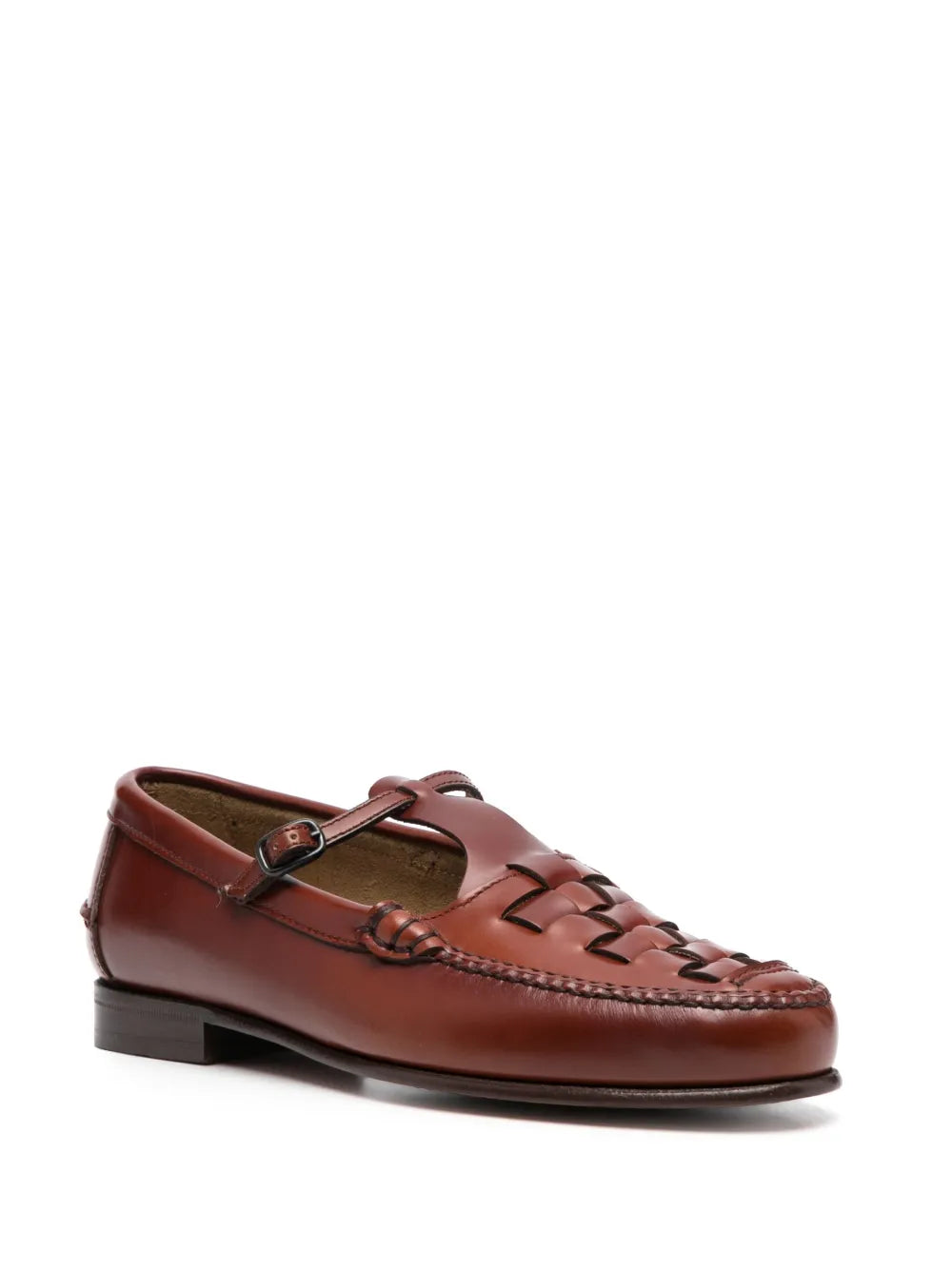 Hereu Ferriol T-bar leather loafers