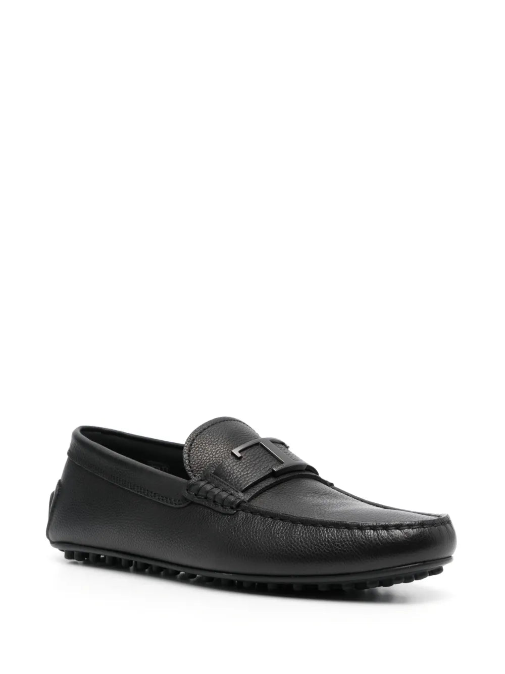 Tod's logo-plaque leather loafers