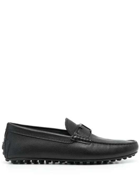 Tod's logo-plaque leather loafers