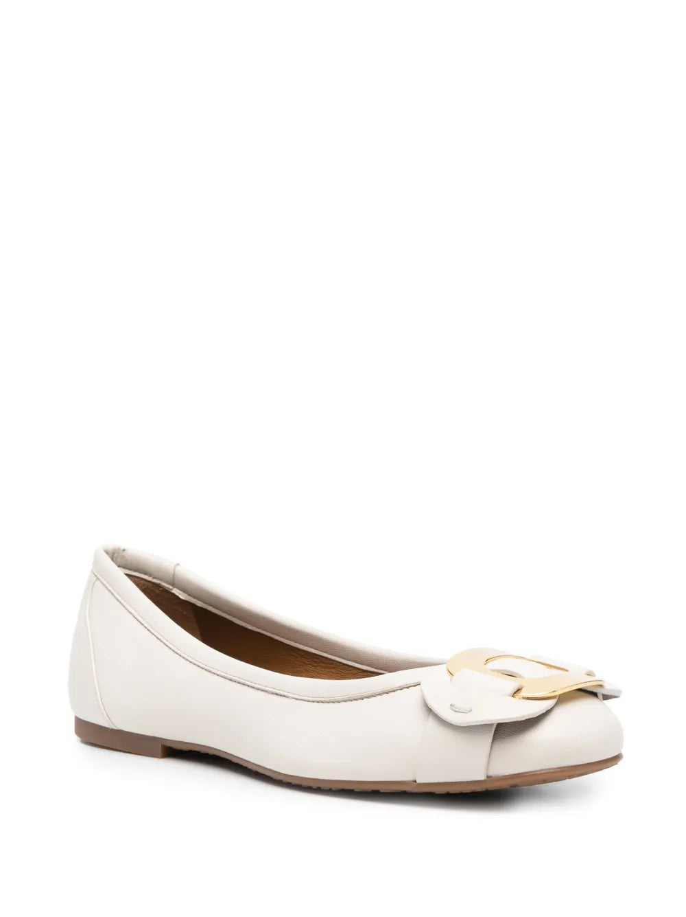 See by Chloé Chany leather ballerina shoes