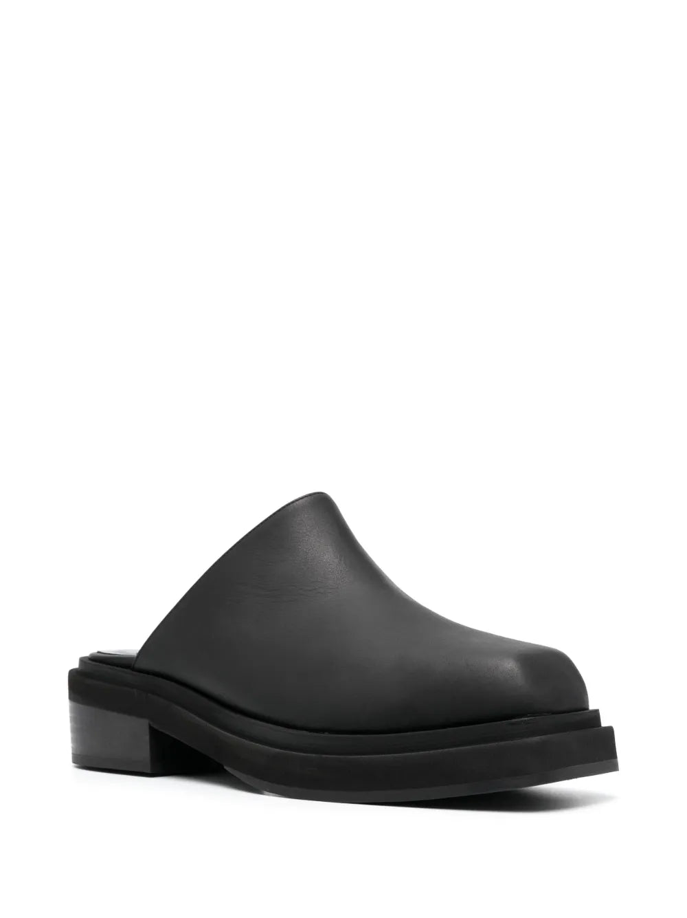 Eckhaus Latta Zoe 55mm leather clogs