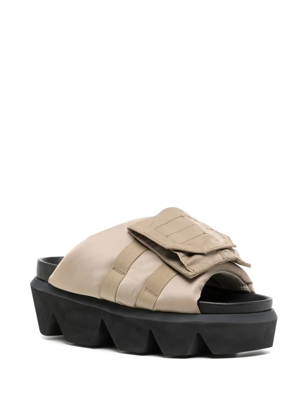 sacai pocket-strap chunky slides