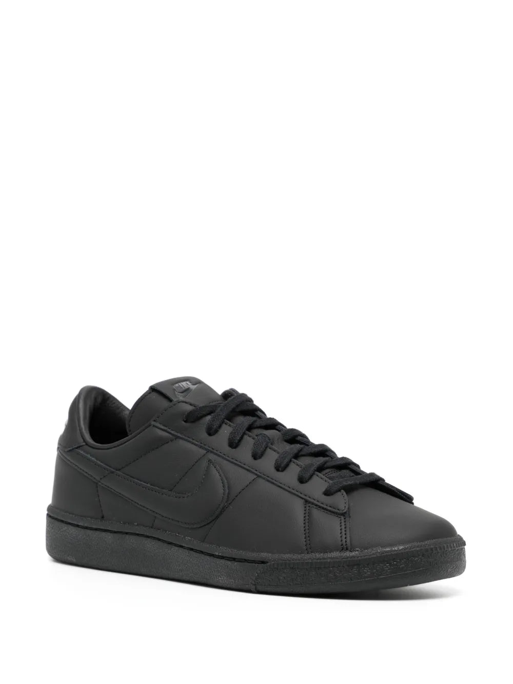 Black Comme Des Garçons x Nike lace-up leather sneakers
