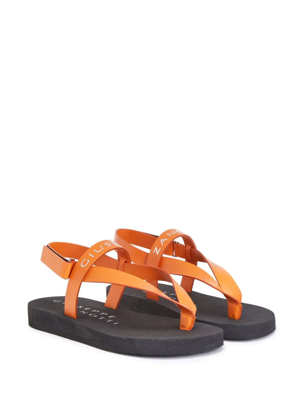 Giuseppe Zanotti Khais logo-embossed leather sandals