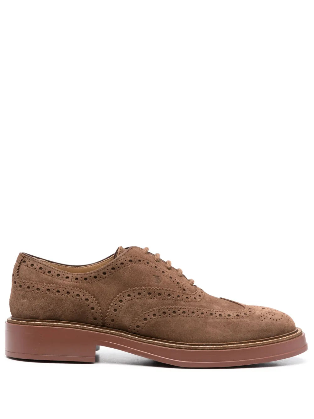 Tod's lace-up suede brogues
