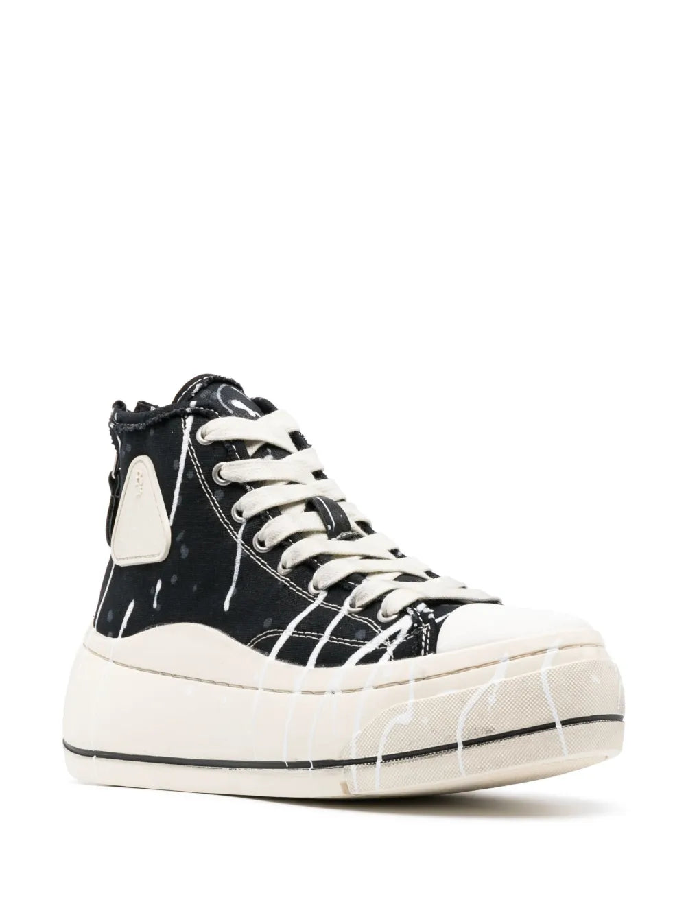R13 Kurt paint-splatter sneakers