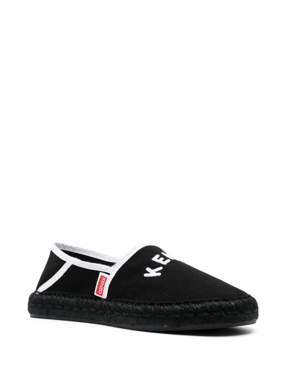 Kenzo logo-embroidered organic-cotton espadrilles