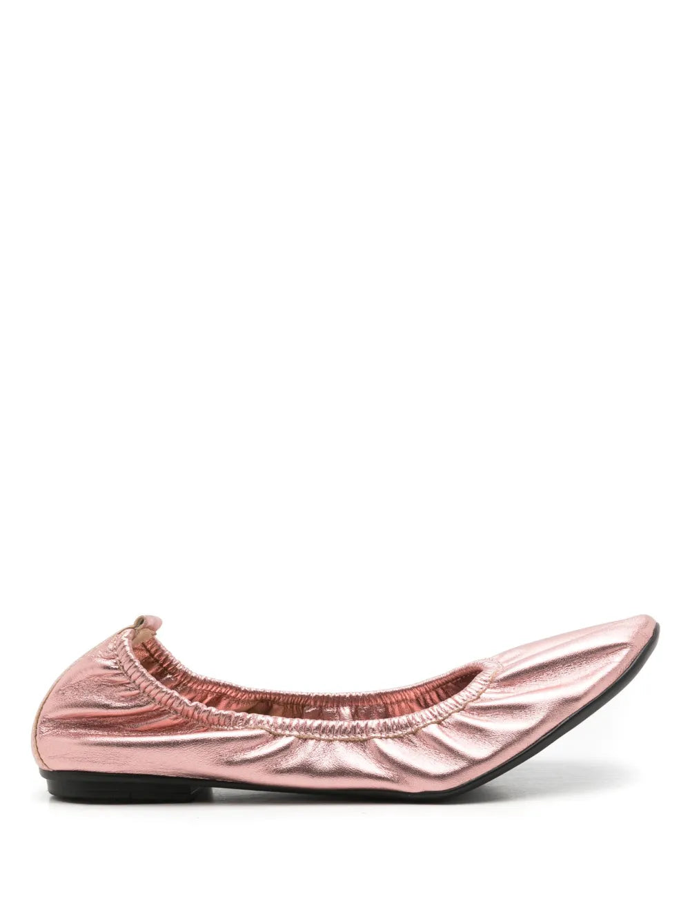 Sarah Chofakian Julia metallic ballerina shoes