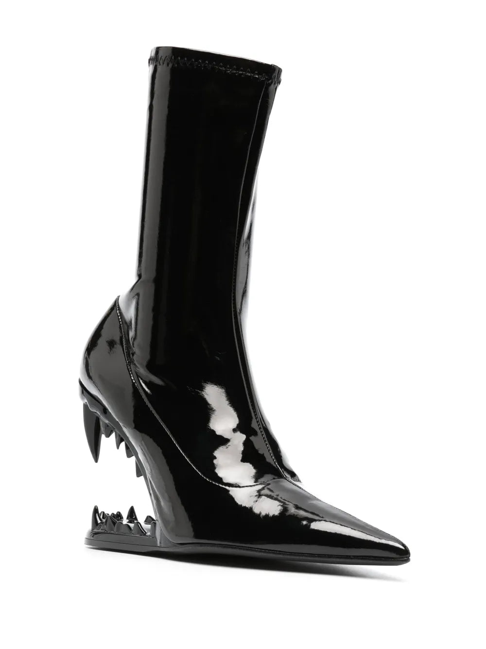 GCDS Morso 120mm vinyl ankle boots