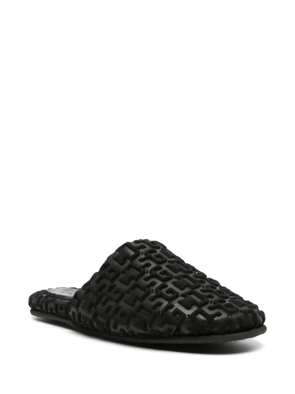 GCDS logo-embossed monogram slippers