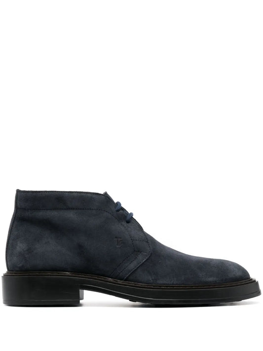 Tod's lace-up suede boots