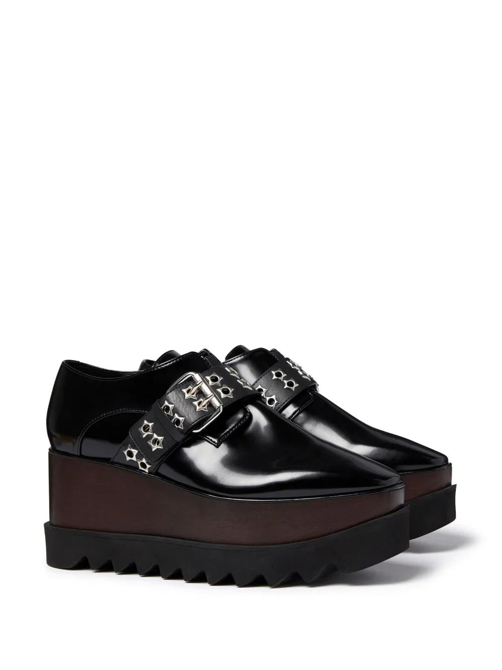 Stella McCartney Elyse buckle-fastening lace-up shoes