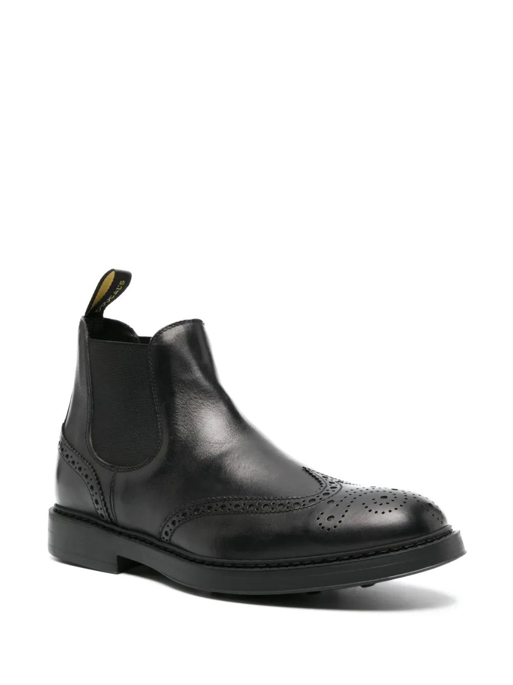 Doucal's perforated leather ankle boots