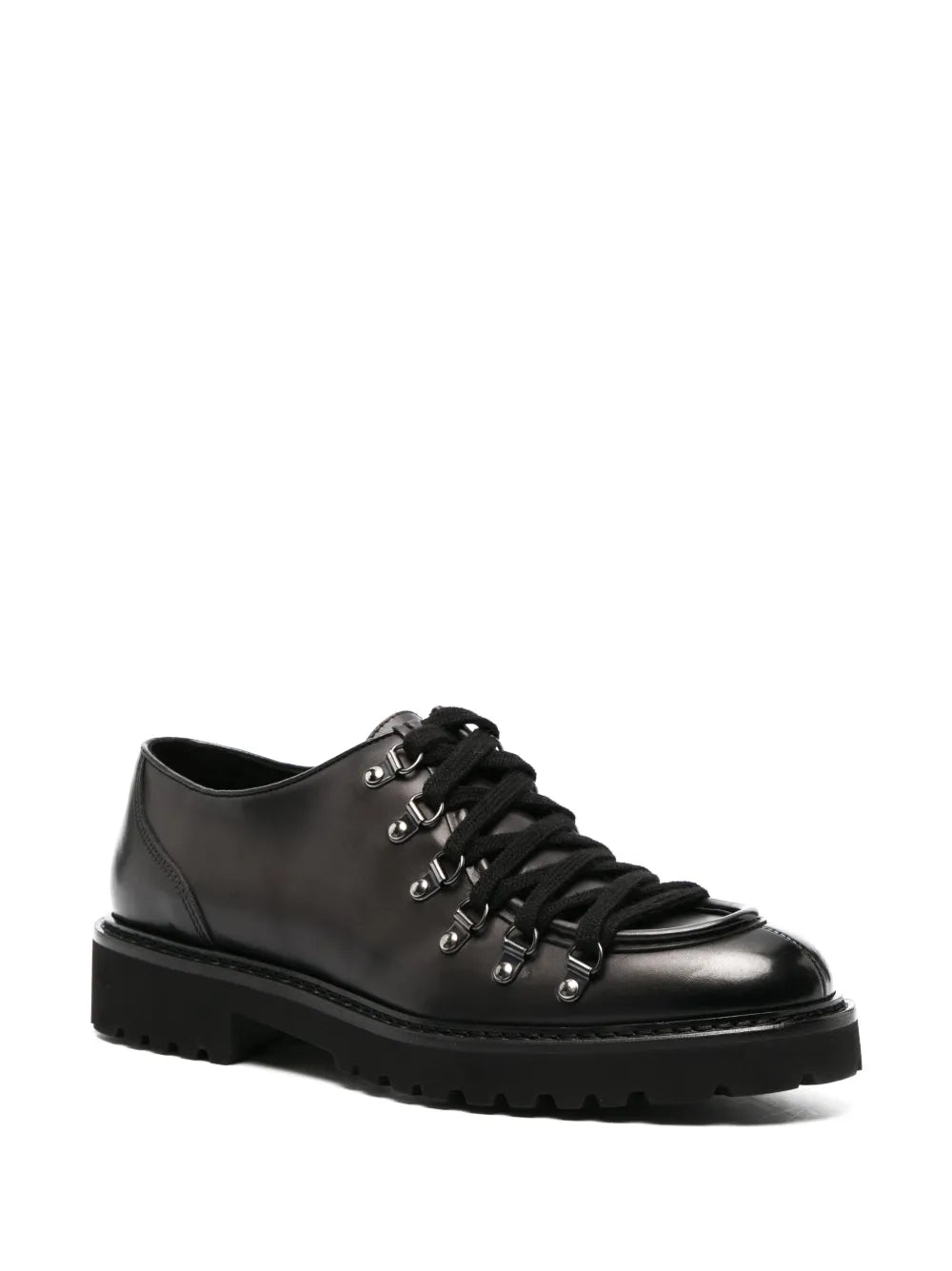Doucal's round-toe leather lace-up shoes
