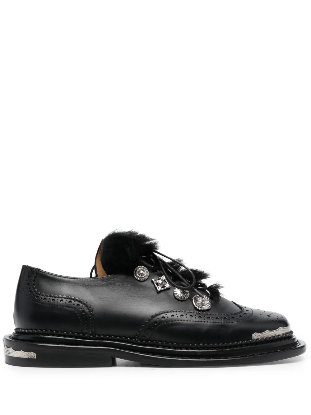 Toga Pulla 35mm leather oxford shoes
