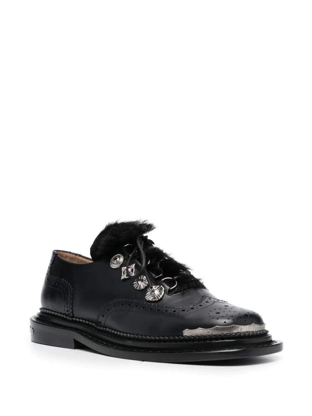 Toga Pulla 35mm leather oxford shoes