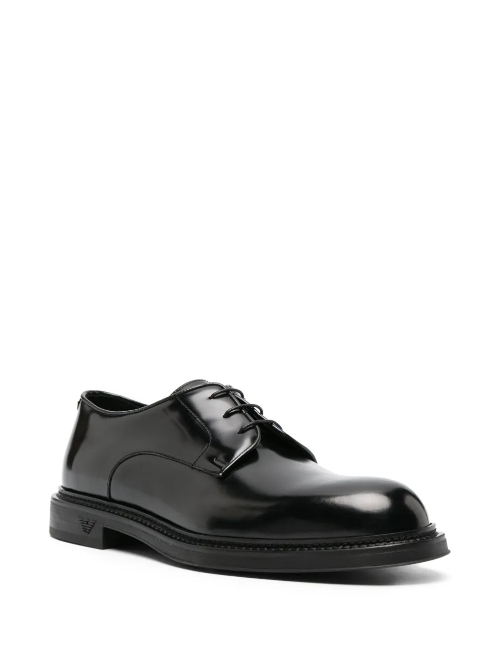 Emporio Armani panelled 35mm lace-up derby shoes