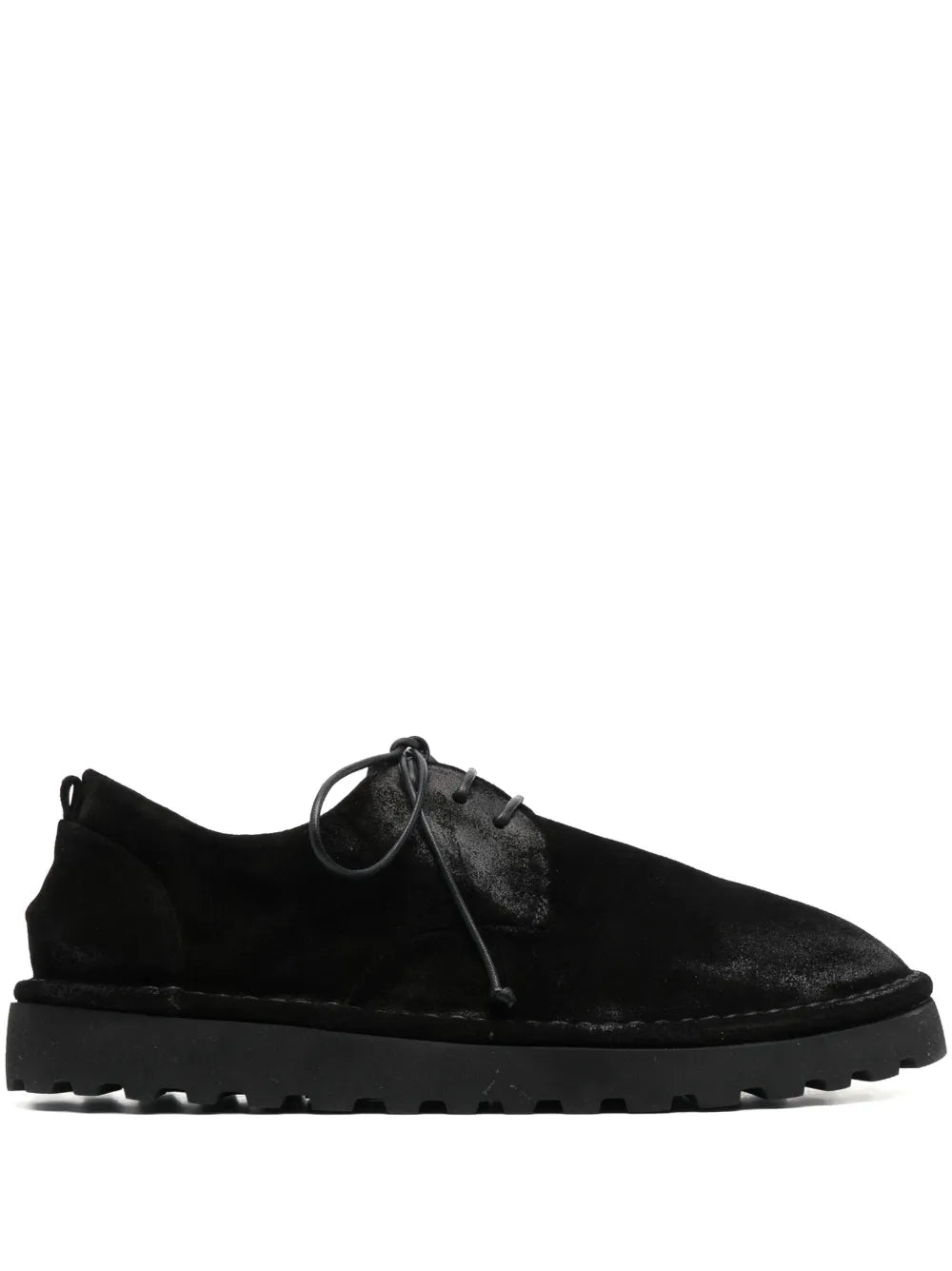 Marsèll round-toe suede derby shoes