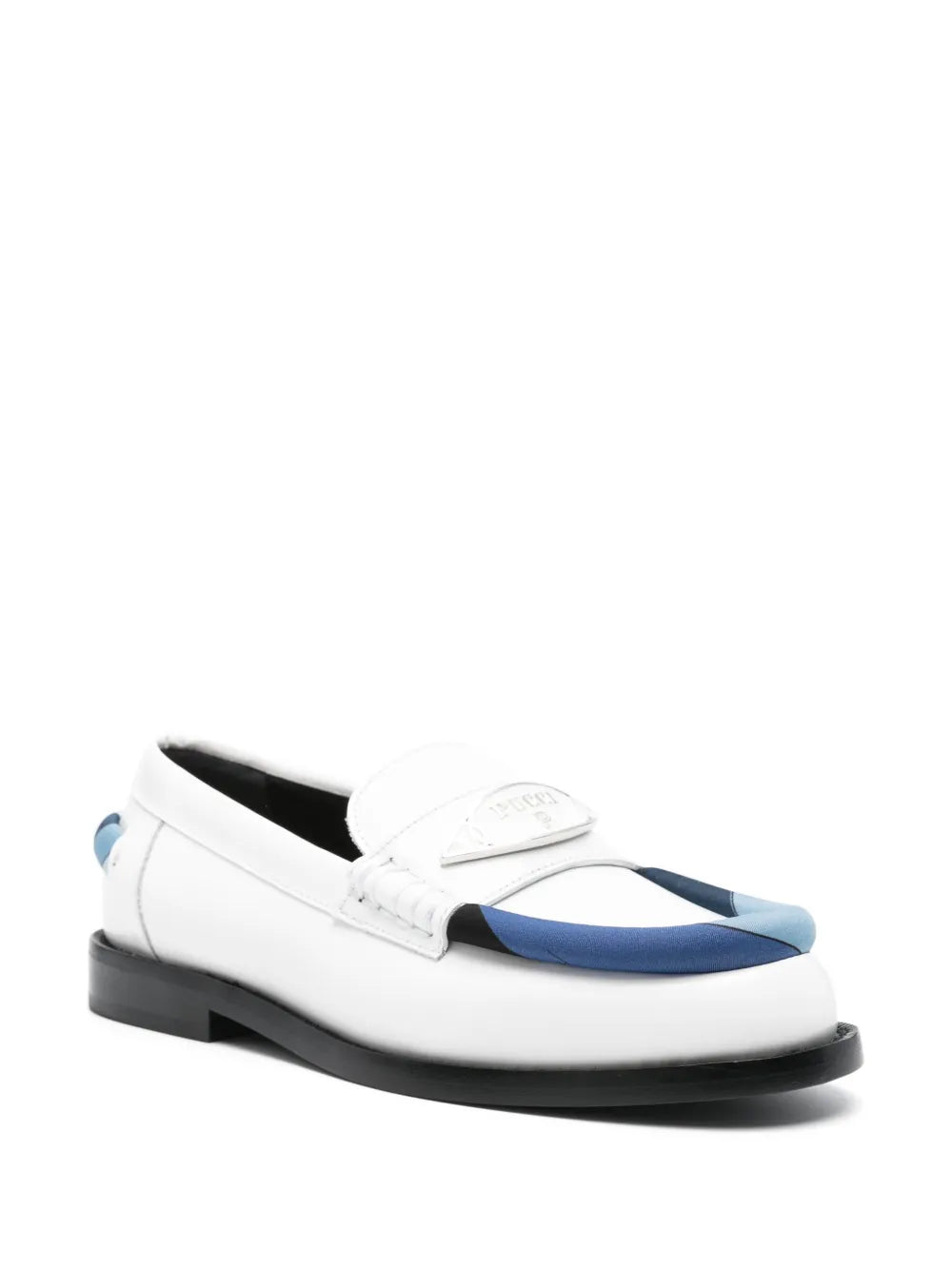 PUCCI Luna Iride-print leather loafers