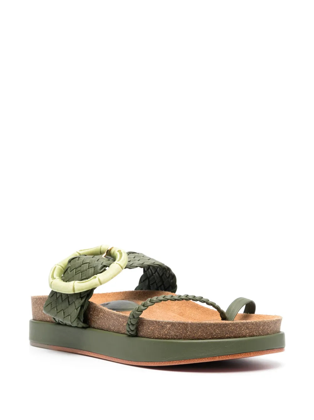 Johanna Ortiz Broadwalk Romance leather slides