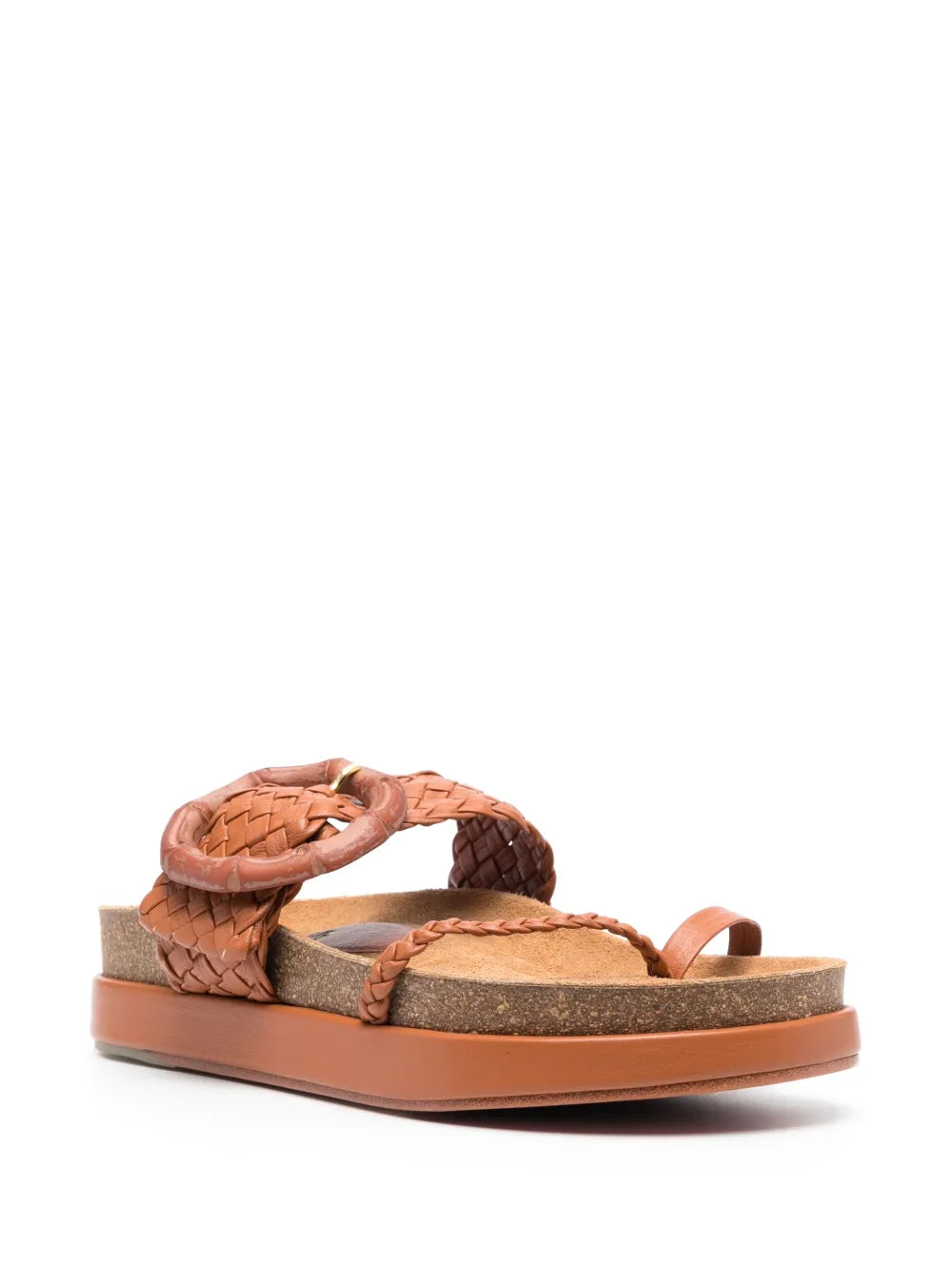 Johanna Ortiz Broadwalk Romance leather slides