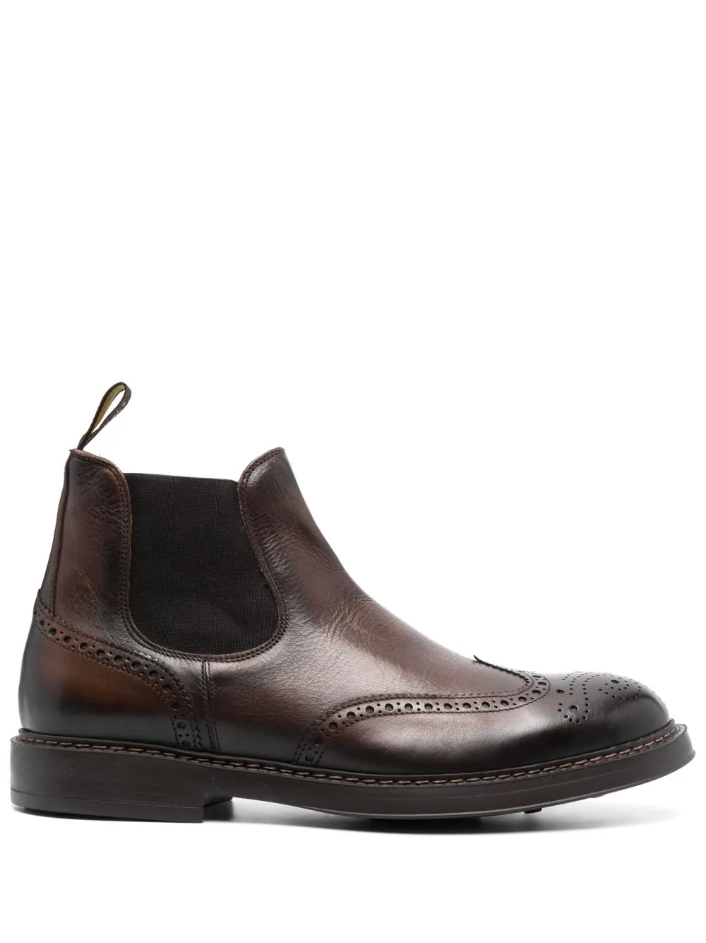 Doucal's perforated leather ankle boots