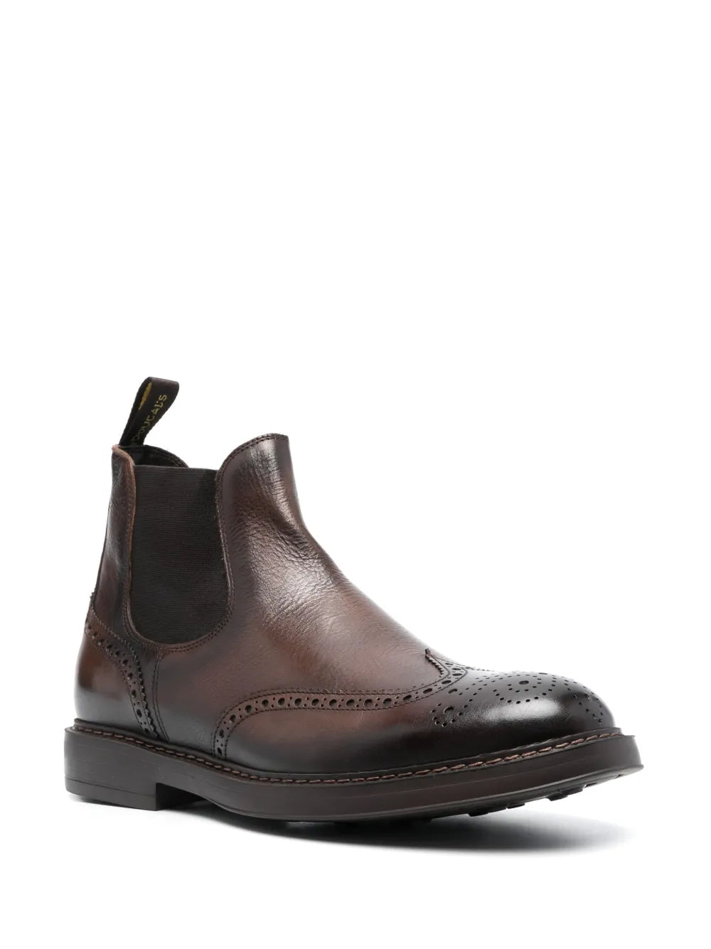 Doucal's perforated leather ankle boots