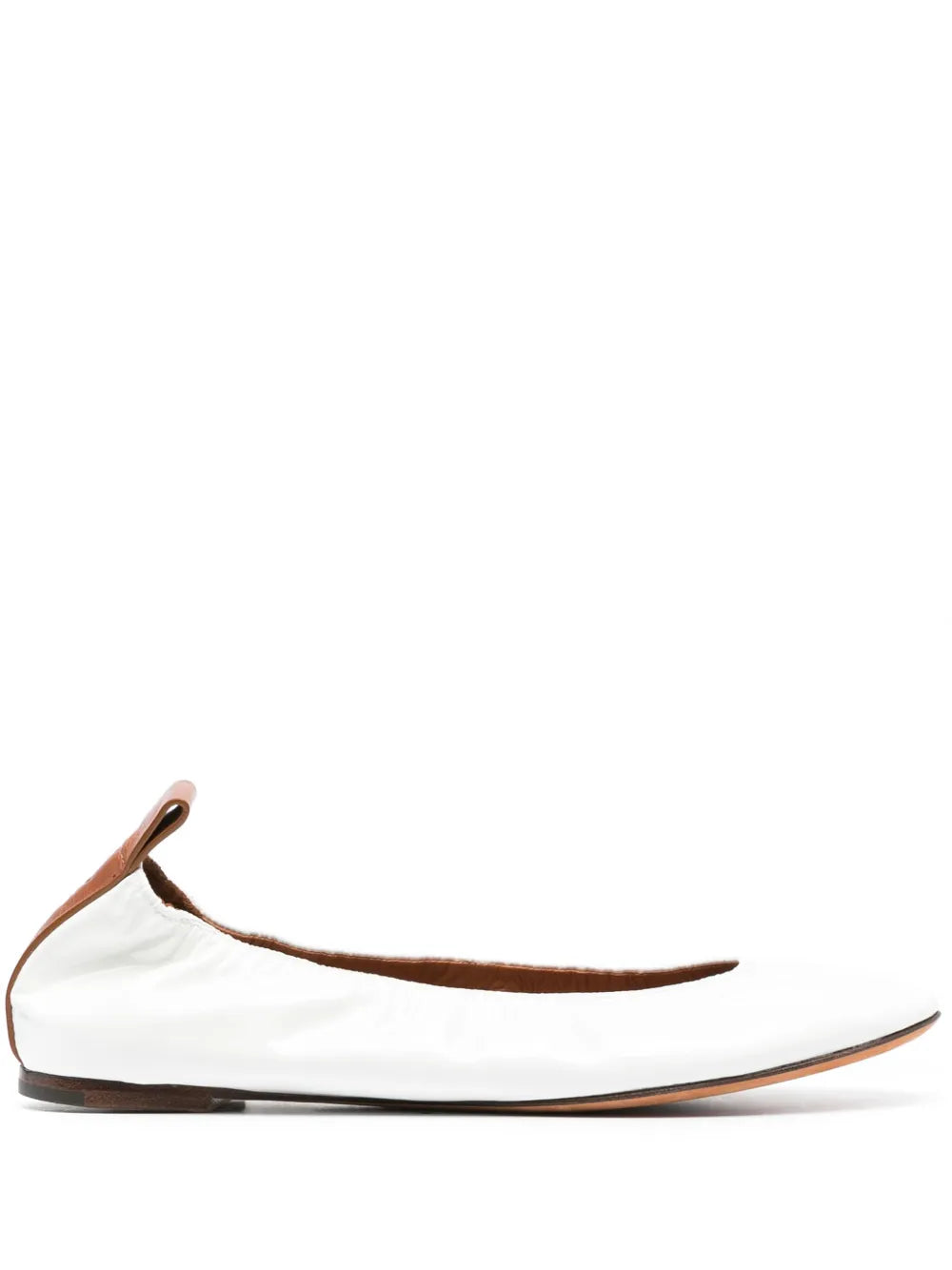 Lanvin patent leather ballerina shoes