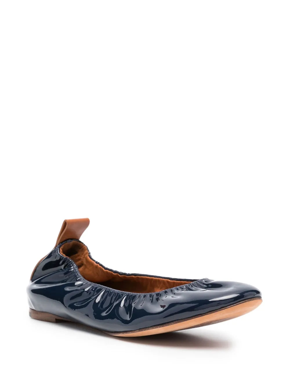 Lanvin patent leather ballerina shoes