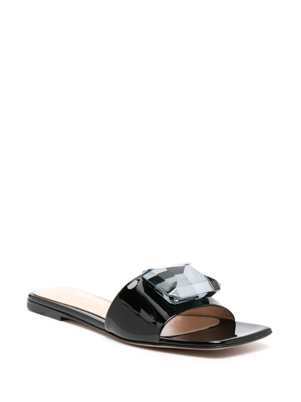 Gianvito Rossi Jaipur leather slides