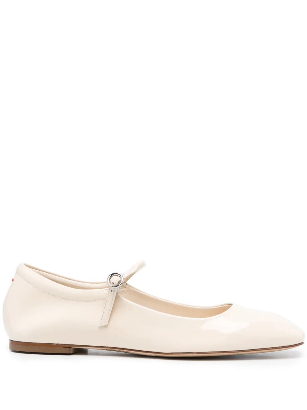 Aeyde Uma square-toe leather ballerinas