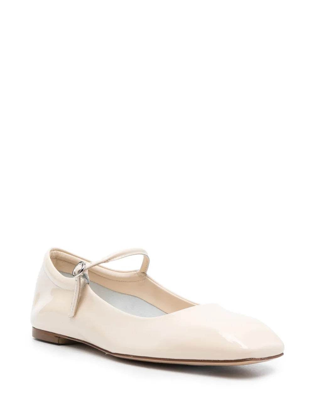 Aeyde Uma square-toe leather ballerinas