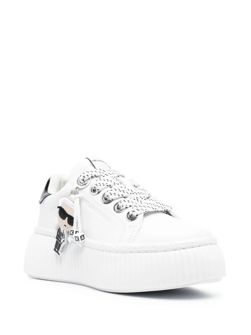 Karl Lagerfeld logo-charm flatform sneakers