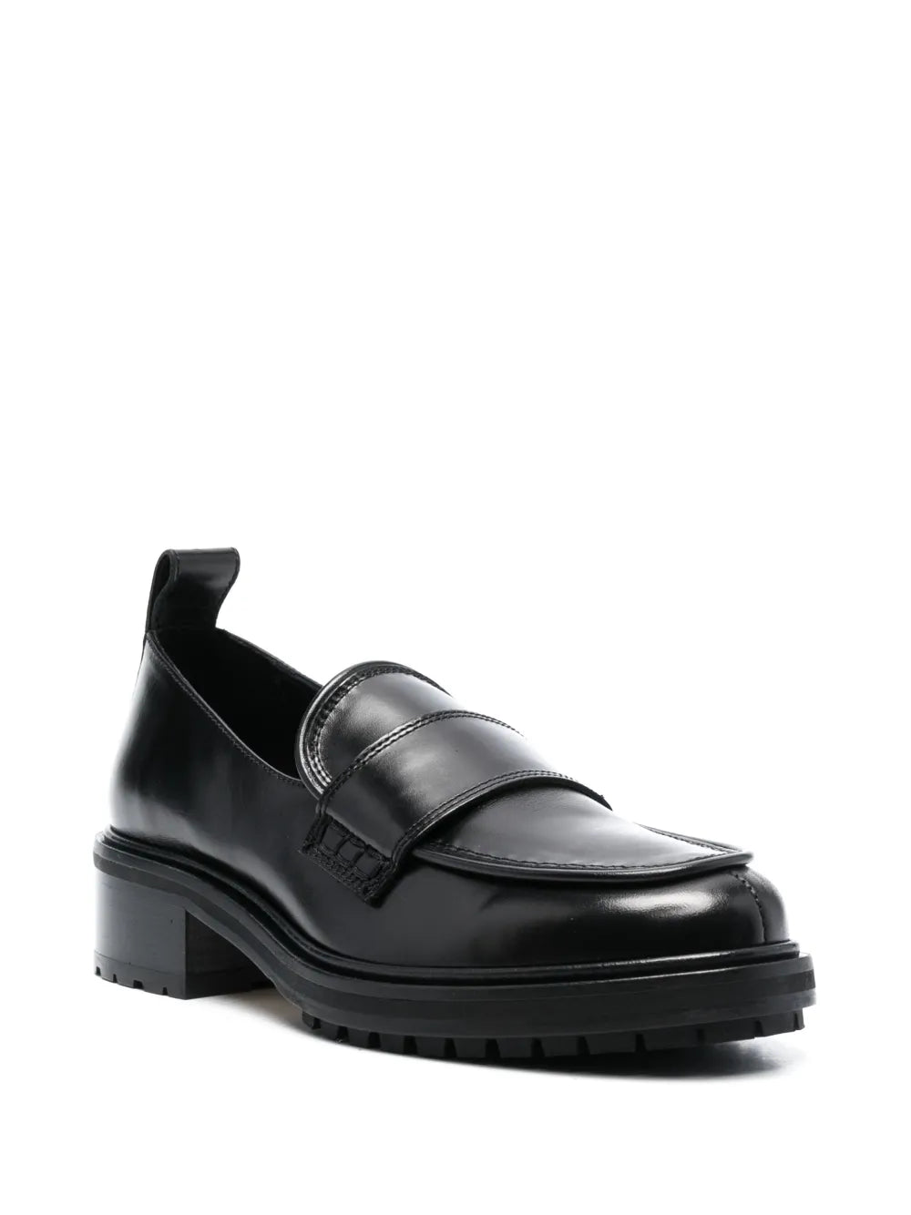 Aeyde Ruth 40mm leather loafers