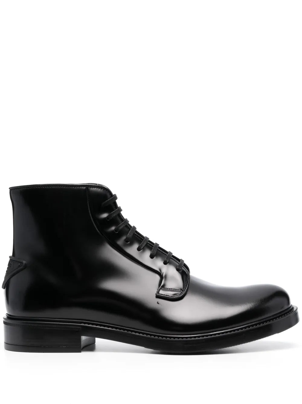 Prada leather ankle boots