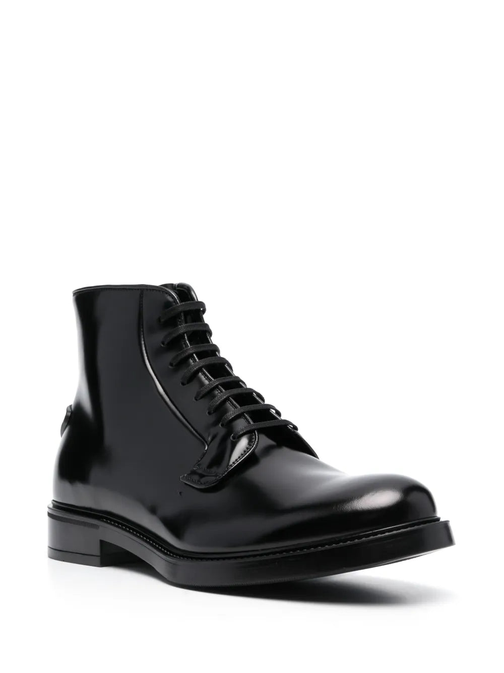 Prada leather ankle boots