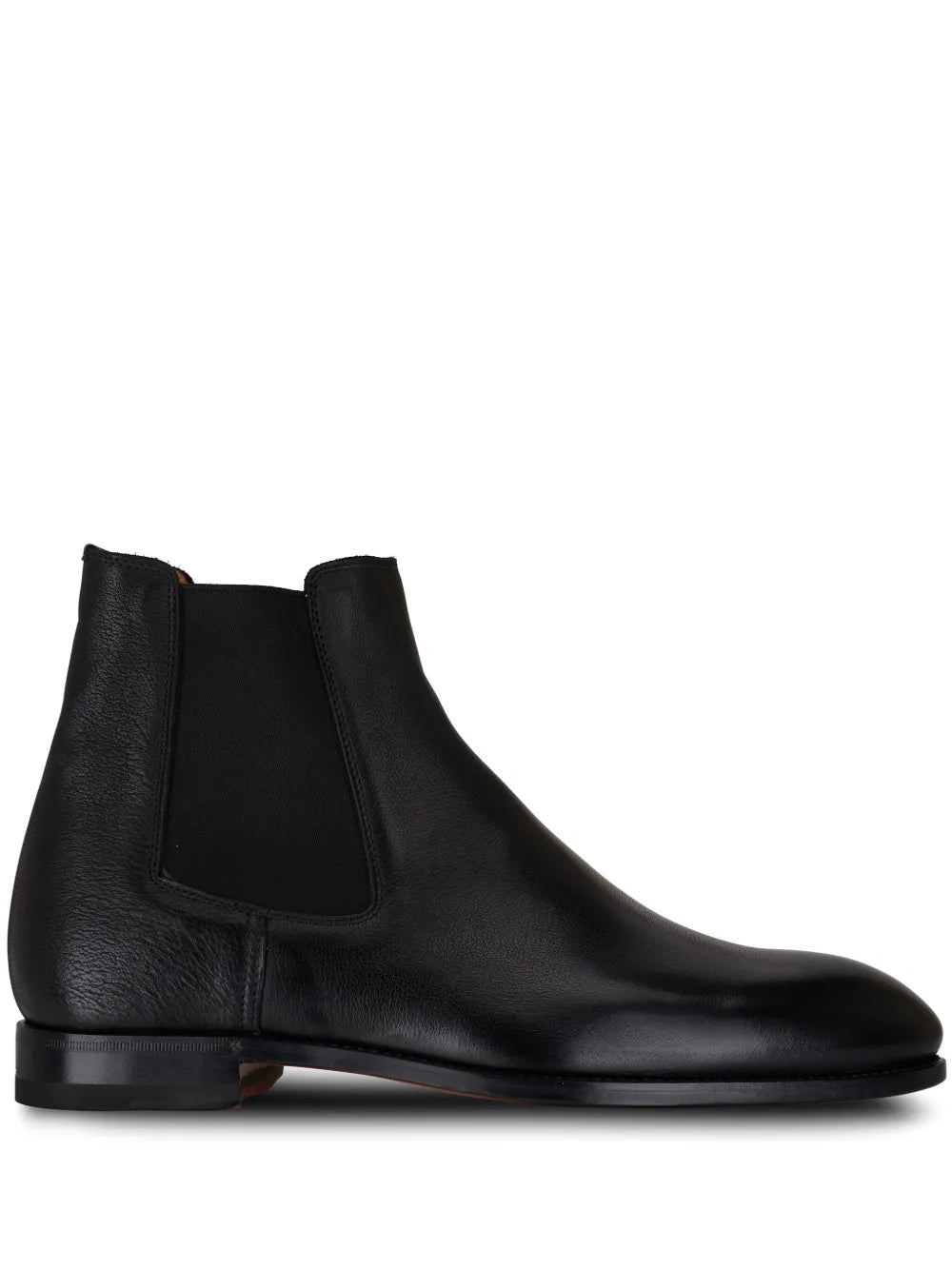 Bontoni almond-toe leather boots