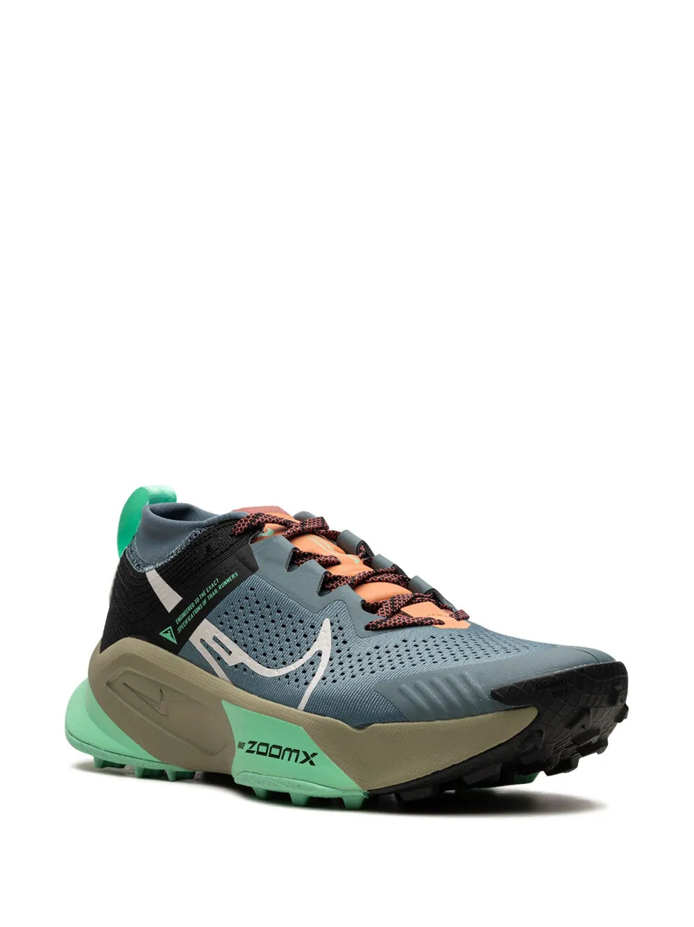 Nike ZoomX Zegama Trail "Light Slate/Grey/Glow Green/Bone/Black" sneakers