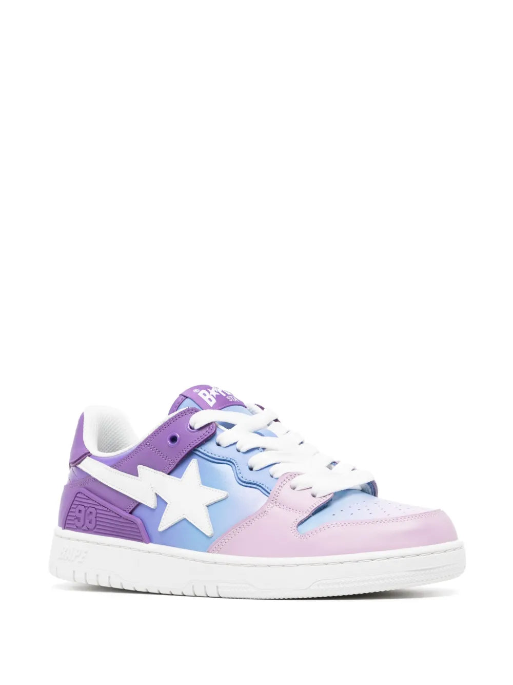A BATHING APE® Bape SK8 logo-patch sneakers