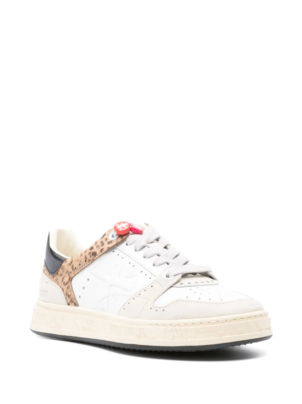 Premiata Quinn cheetah-print leather sneakers