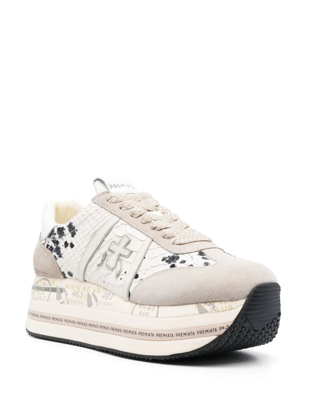 Premiata Beth leather sneakers