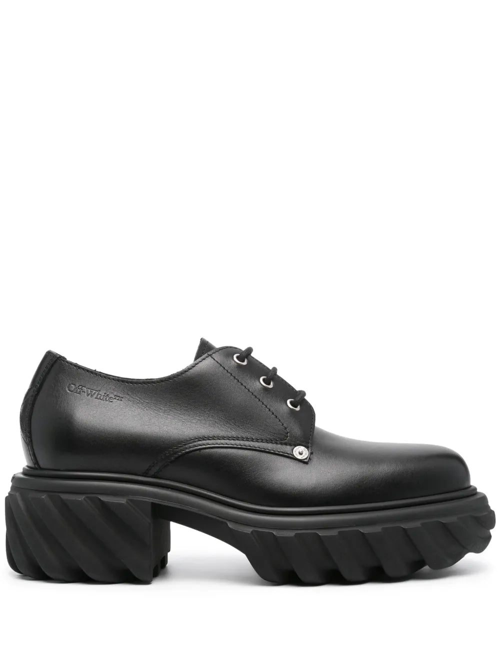 Off-White Exploration leather derby shoes