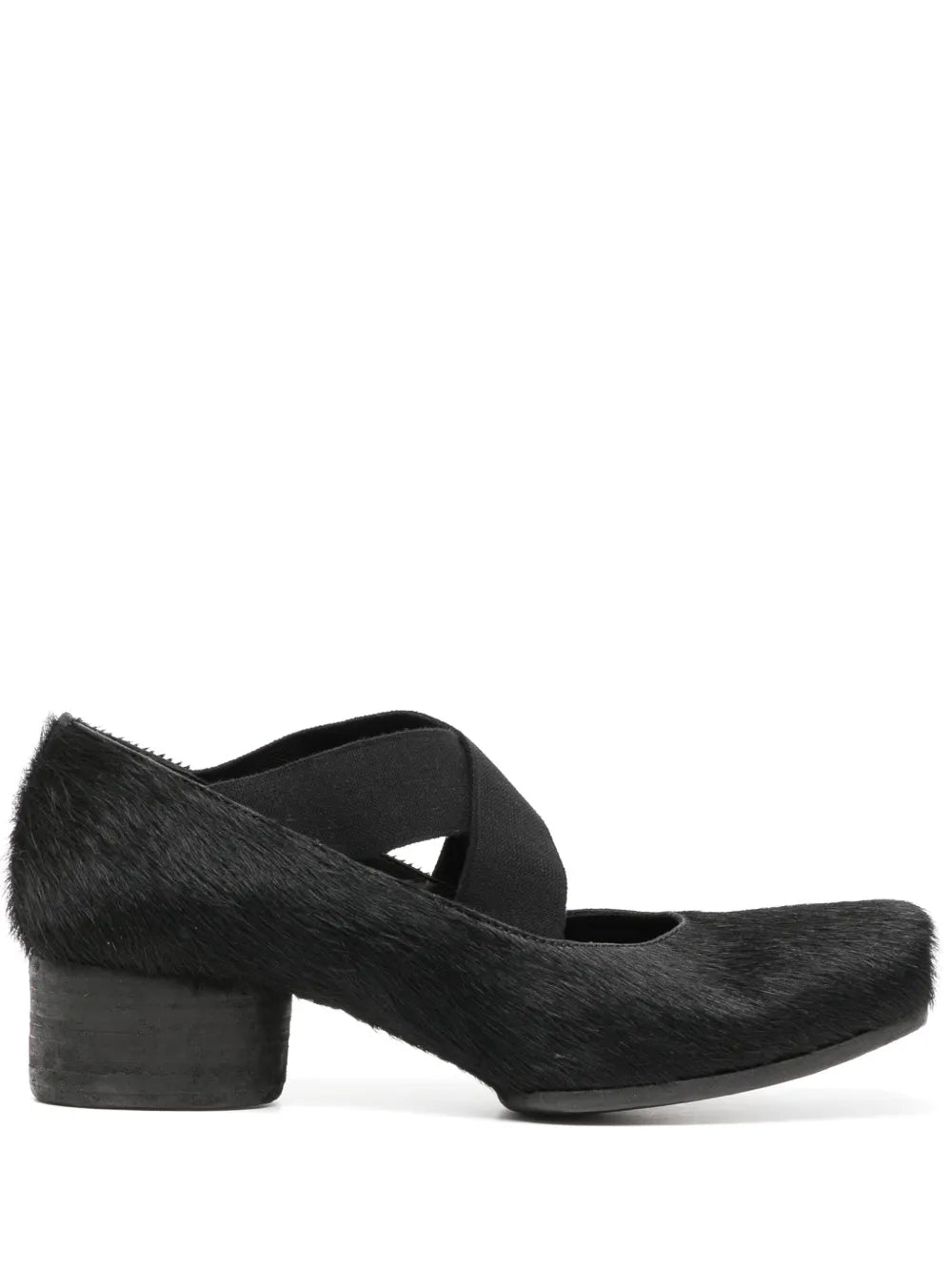 Uma Wang square-toe leather ballerina shoes