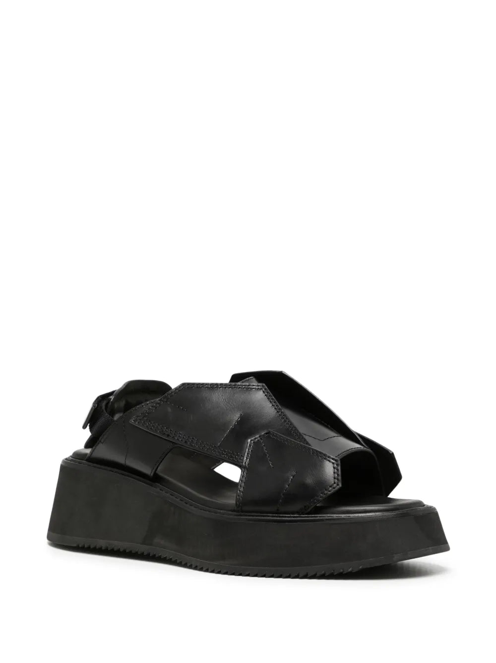 Julius Edge cut-out leather sandals
