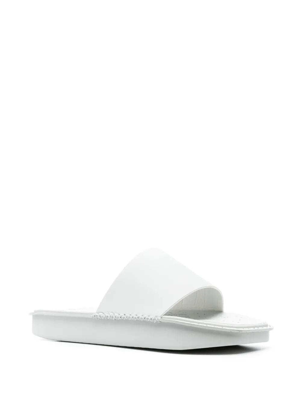 Y-3 whipstitch-trim flatform slides