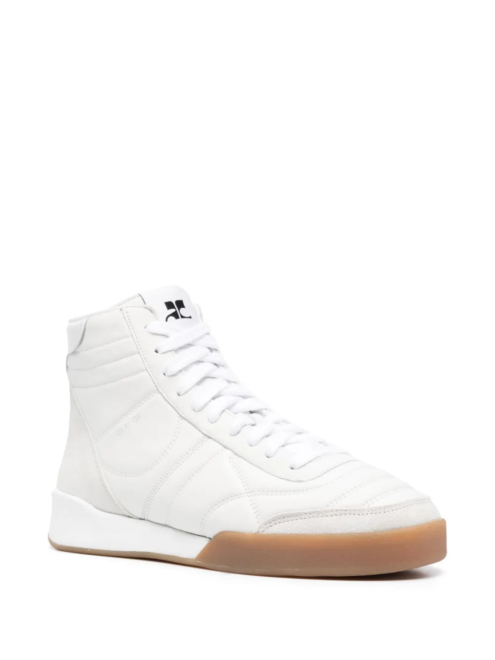 Courrèges Club02 lace-up leather sneakers