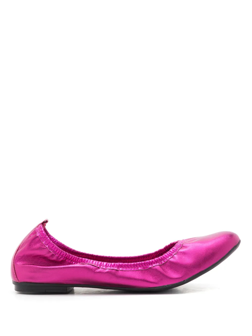 Sarah Chofakian Julia elasticated leather ballerina shoes
